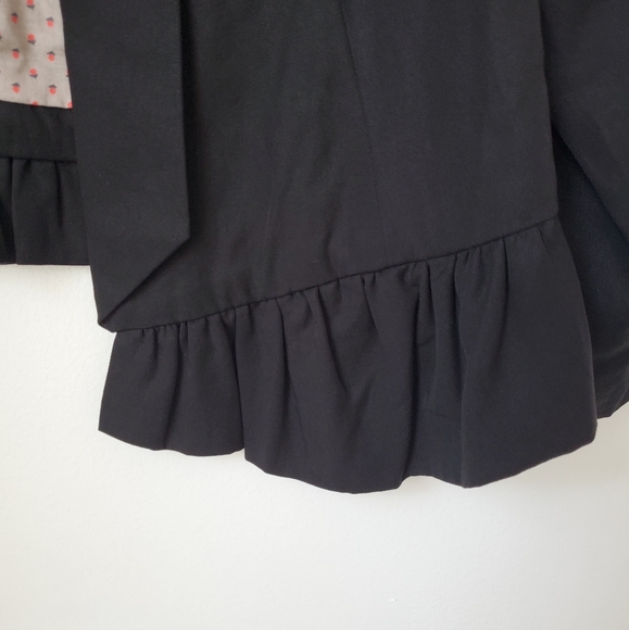 Women Anthropologie Cartonnier Black Blazer - Picture 2 of 7